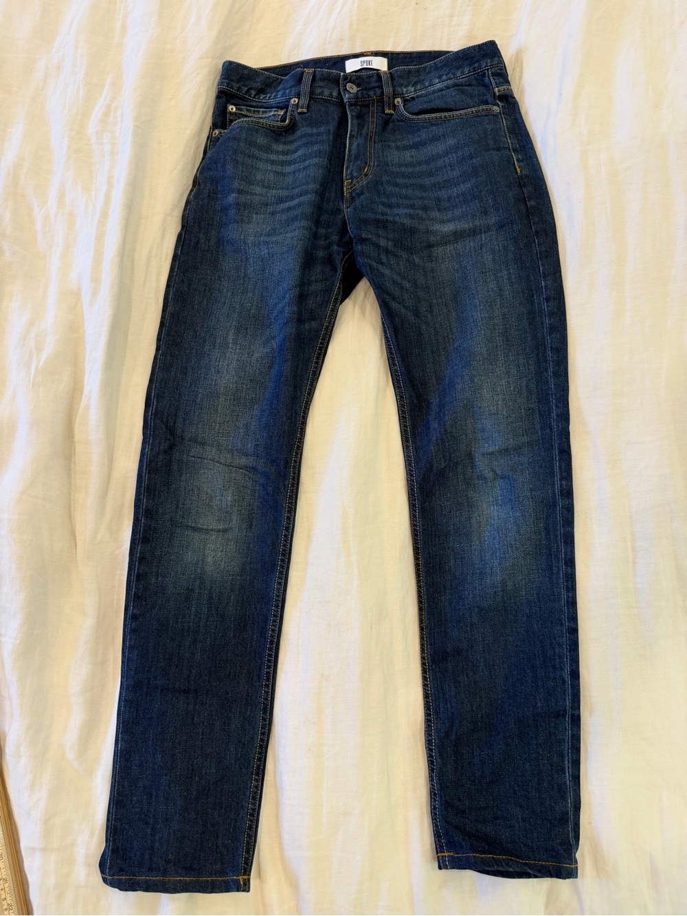 Spoke Slim Straight Men's Jeans in Dark Blue
